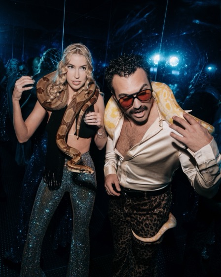 Nick and Erin in costume