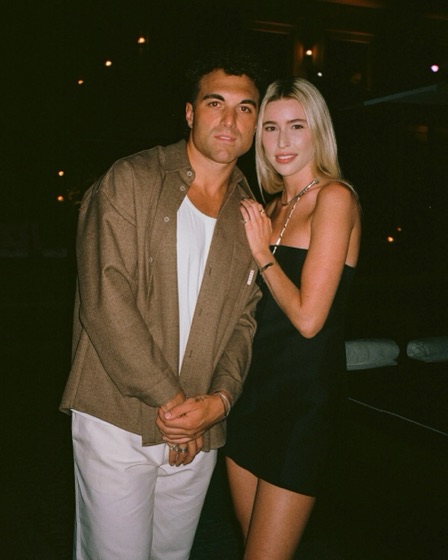 Nick and Erin out at night